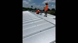 Zoller Roofing 5 V Metal Roof In Progress