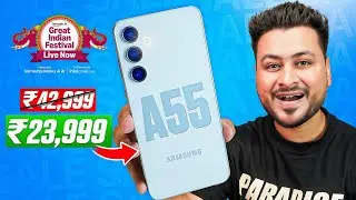 Samsung Galaxy A55 5G 🔥 Price Drop to ₹23,999 | Should you Buy | #BuySamsungOnAmazon #SamsungXAmazon