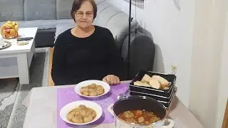 Dan sa mamom ❤️priprema SOGAN- DOLME- staro tradicionalno bosansko jelo- i druženje uz kafu☕️
