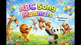 ABC Song for Kids | Learn Mammals Names A&ndash;Z | Colorful Phonics