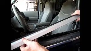 B4000 (Ford Ranger) lower window trim repair
