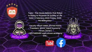 Topic- This House Believe That Robot  Is Going to Increase Our  Quality of Life
