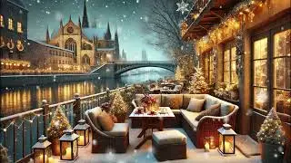 Germany Winter Night Jazz ☕ Smooth Jazz Music & Cozy Christmas Caf&eacute; Ambience for Focus, Study