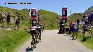 Kennaugh and Swift on top of the Col de Sarenne - Stage 7 - Crit&eacute;rium du Dauphin&eacute; 2017