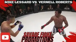 MIKE LESSARD VS VERNELL ROBERST FULL FIGHT / MMA 125LB