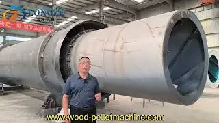 Longze double drum dryer shipped to Argentina#pellets #pelletmachine #biomass
