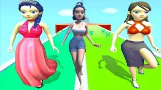 noob vs pro vs hacker vs god, mobile games, Boss lady 3d girl gameplay