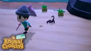 Swarmed By Scorpions! // Animal Crossing: New Horizons