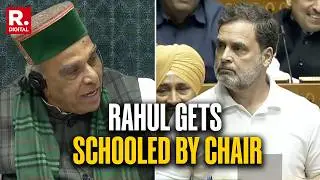 Moments When Rahul Gandhi Gets Scolded by Chair Jagdambika Pal in Lok Sabha