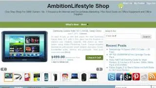 AmbitionLifestyle DIY Internet Marketing Store for SMB Owners