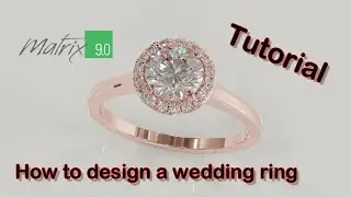 How to design a women’s engagement ring | Jewelry CAD tutorial