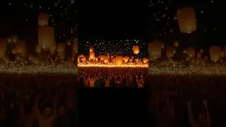 🌌 Thousands of Lanterns Take Flight | Magical Lantern Festival Release ✨#LanternFestival #YiPeng