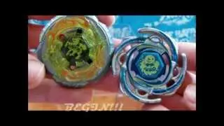 Aquario 105F VS Rock Giraffe (Zurafa) R145WB BeyBlade Battle