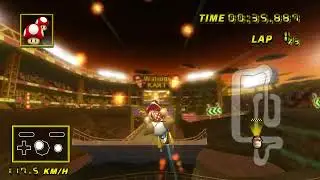 【Mario Kart Wii PB】Waluigi Stadium - 1:55.380 - Brick