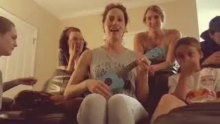 Three little birds covered by Regina Goldy and family