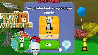 🔥Secret Legendary Panda Unlocked 🔓 | Hidden Secret Trick & Bug reveal Super Bear Adventure 😱