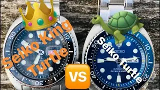 New Seiko King Turtle ceramic vs preceramic Seiko Turtle, Battle of the Turtles!
