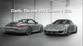 Clarity. The new 911 Carrera 4 GTS.