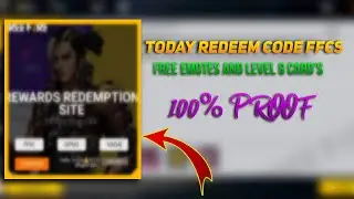 How To Get Free Unlimited FFCS Redeem Code , Get Free Emotes and Level 8 Card , Free Fire