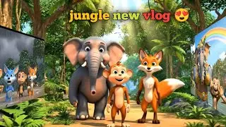 🔥 छोटा हाथी बना जंगल का हीरो 🐘 | 3D Cartoon Animal Story | Emotional & Funny