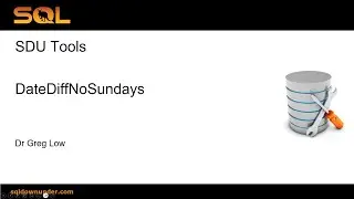 SDU Tools 155   Date Diff No Sundays
