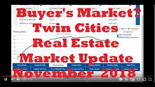 Buyer's Market? Twin Cities Real Estate Market Update for Nov 2018