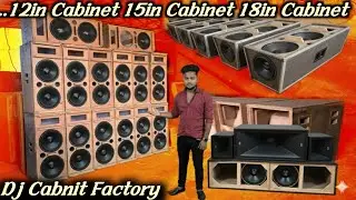 How To Make JBL Double 12 inch Cabinet Making||jbl 12 inch Speaker Cabinet
