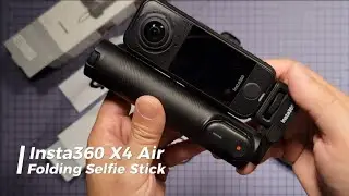 Unboxing Insta360 2-in-1 Folding Selfie Stick and Remote with X4 Air