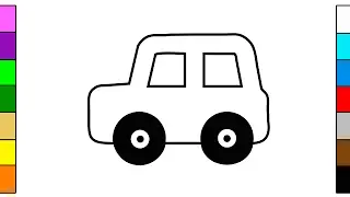 Car Coloring Pages for Baby