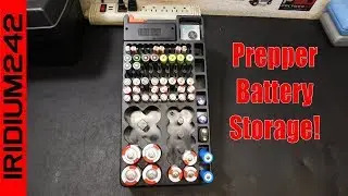 Prepper Battery Organization And Storage