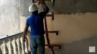 Conserto de trinca em parede / melhor vídeo do YouTube. Participação amigo Haitiano.