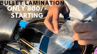 Bullet 350 Standard PPF lamination | Bullet Modification #bullet