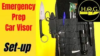 Emergency Prep&mdash;How to Set-up a Car Visor Organizer (Barbarians Car Visor Organizer)