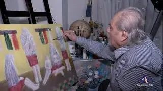 Dr. Khaled Al Maz: The Syrian Artist Who Calls America Home. Immigration at a later stage in life.