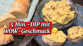 Dattel-Curry-Dip😋perfekt für Silvester & jede Party zu Raclette, Fondue & Baguette süß würzig cremig