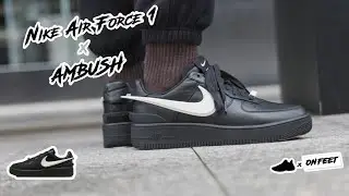 Air Force 1 x AMBUSH Black Phantom On Foot Sneaker Review