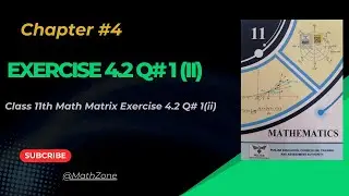 Exercise 4.2 Q1(ii) Class 11 | Full Concept + Easy Explanation | Urdu/Hindi | Math Zone | Math