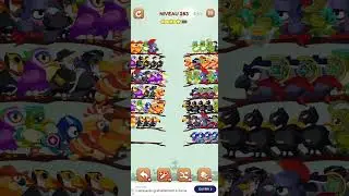 bird sort 2 color puzzle solution niveau 283 #games #gaming #puzzle #puzzlegame #androidgames