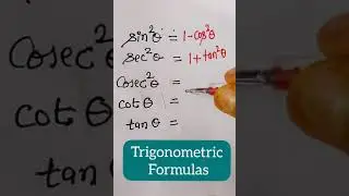 Important Trigonometric Formulas | Part 2 | HP TET PREPARATION 2021 Basic Maths #shorts