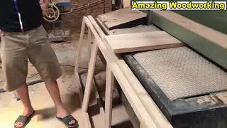 Woodworking Skills  How To Making A Sapele Wood Doors Completely