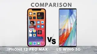 iPhone 12 Pro Max vs LG Wing 5G - Design, Battery , Performance Comparison