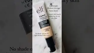 elf Camo Hydrating CC Cream vs IT Cosmetics CC+ Nude Glow Skin Tint #makeupshorts #newmakeup