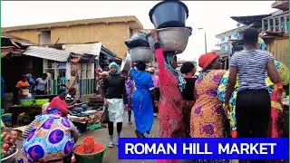 Inside Roman Hill Open Market | Daily Life & Market Vibes in Kumasi