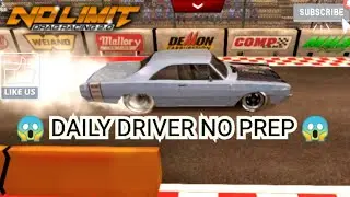 DAILY DRIVER NO PREP ⭐ NO LIMIT DRAG RACING 2.0🤔 DODGE DART SMALL BLOCK STAGE 2 TWIN TURBO TUNE ⭐