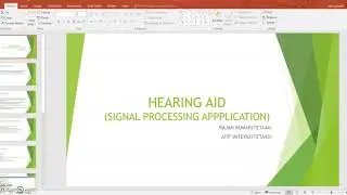 signal processing application (Hearing Aid) with MATLAB