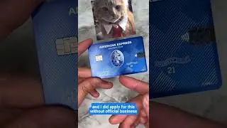 Amex Blue Business Plus | Распаковка