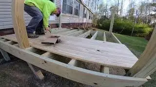 Old Stairs to NEW 8x8 Deck (Demo + DIY Build) in 2 minutes