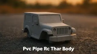 how to make Rc 4x4 Thar Body with Pvc Pipe || Building a Mini model of 4x4 Thar Body ||