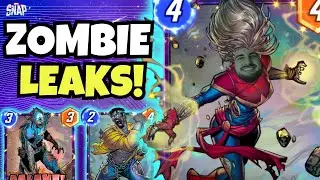 Zombies Are ATTACKING Marvel SNAP?!  | Marvel SNAP LEAKED/Datamined Cards Review!