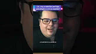Peritaje psicol&oacute;gico a mi ex pareja? 👨🏻&zwj;⚖️  #parati  #consejos  #licdacor #shorts #fyp #legal